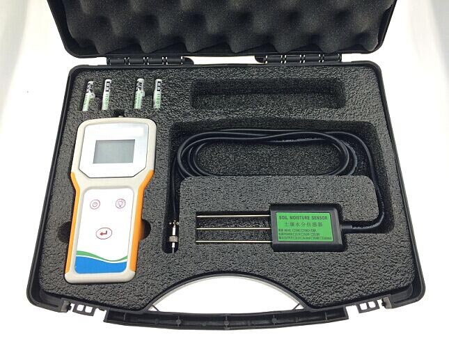 手持便携式土壤温度湿度水分测试仪传感器