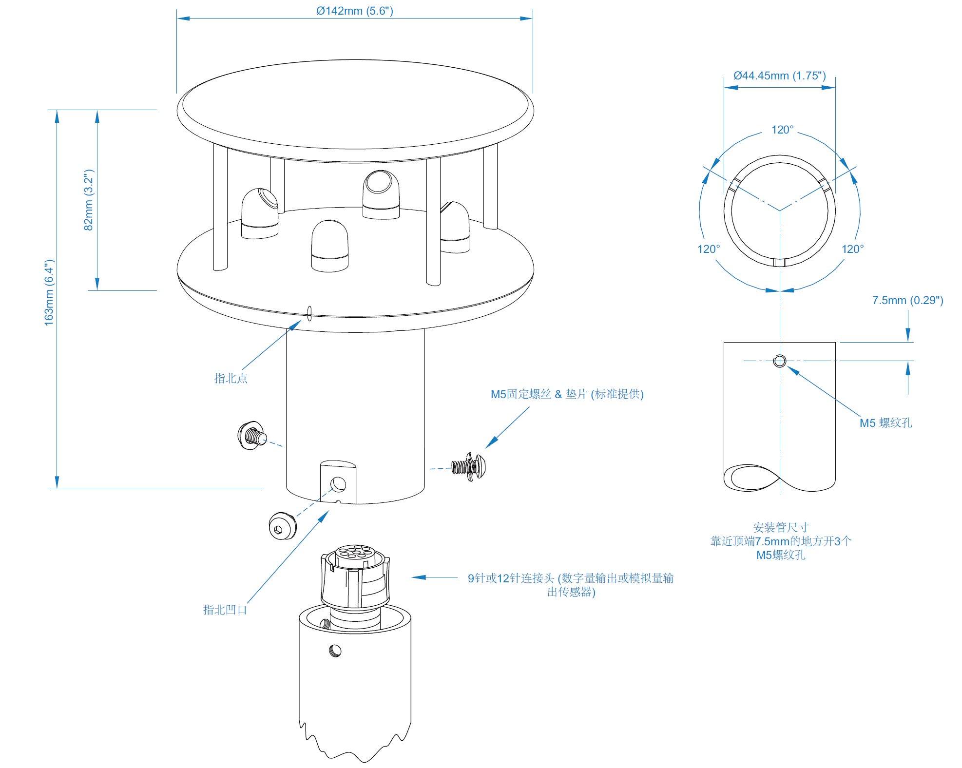 Gill WindSonic M超声波风速仪(图2)